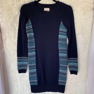 Between Me & You Blue Sweater Dress Size XS